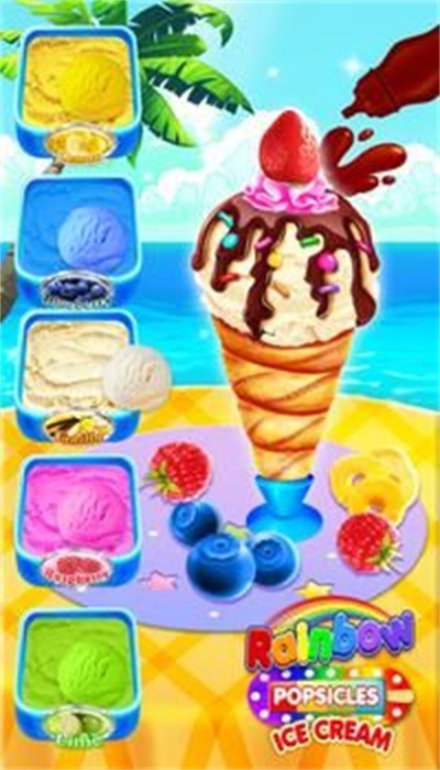 Rainbow ice cream collecting游戏图3