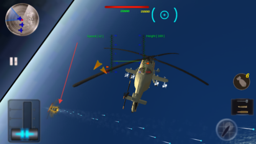 SkyHelicopterGunShipAirCombat游戏