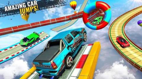 疯狂跑车斜坡（Car Stunts Mega Ramp Car）图2