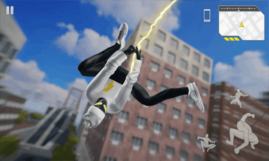蜘蛛火柴人城市战斗游戏(Spider Stickman city battle)图1