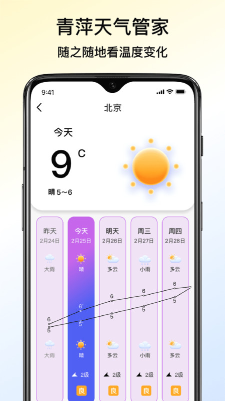青萍天气管家app图1