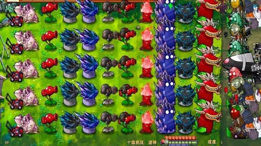 植物大战怪物游戏