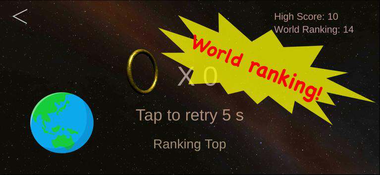 Flappy Meteo 3D图1