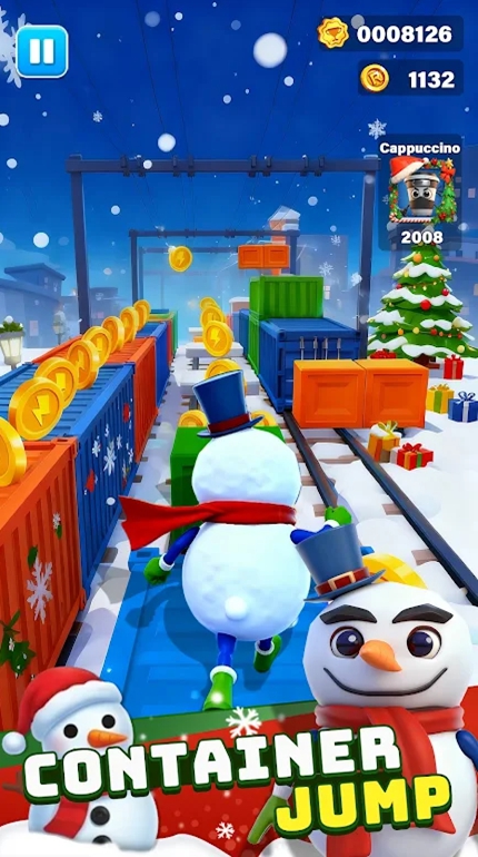 地铁冲刺：无尽酷跑（Subway Escape: Parkour Game）游戏图1