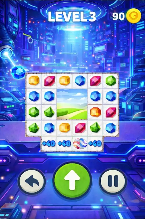 宝石爆裂冒险（Jewel Burst Adventure）游戏图2