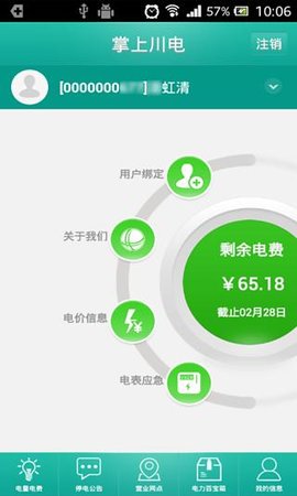 掌上川电app图2