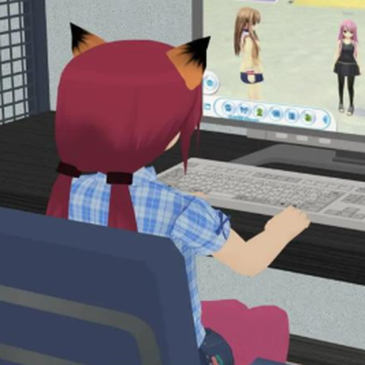 女高中生校园模拟游戏图标