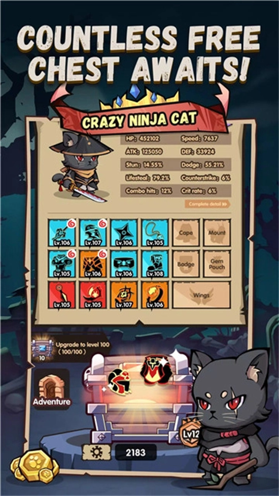 Ninja Cat游戏图1