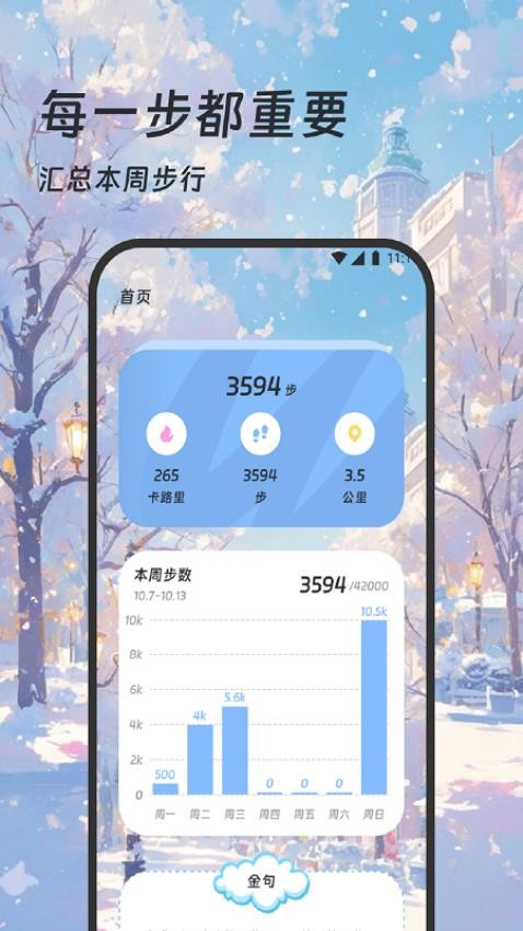 翩跹计步app图3