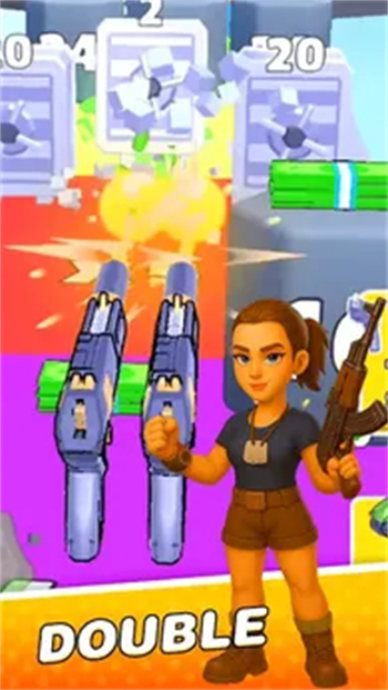 Gun Weapon: Power Run游戏图1
