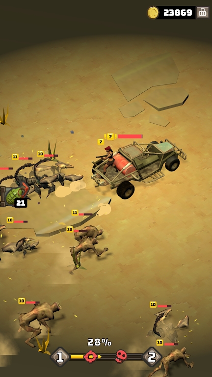 Wasteland Battle Chase游戏图3