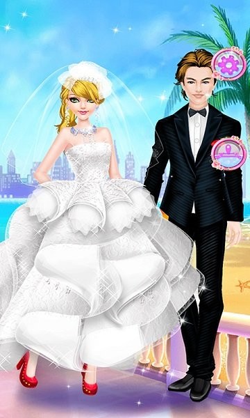 芭比婚礼美妆游戏