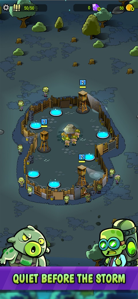 Zombie Towers游戏图1