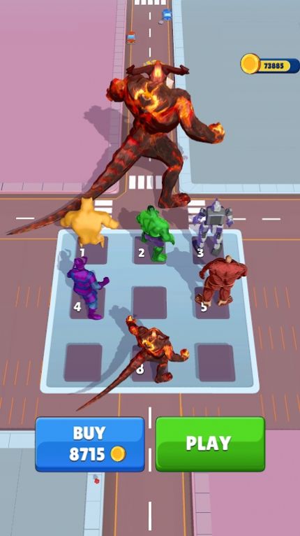 Merge and Smash Kaiju Destruction图3