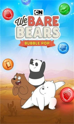 We Bare Bears Bubble Pop游戏