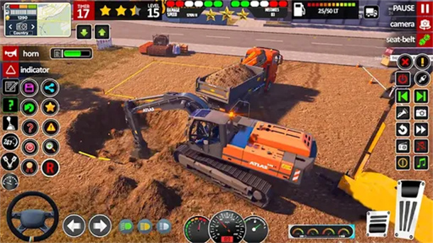 Sand Excavator JCB Truck 3D游戏图1