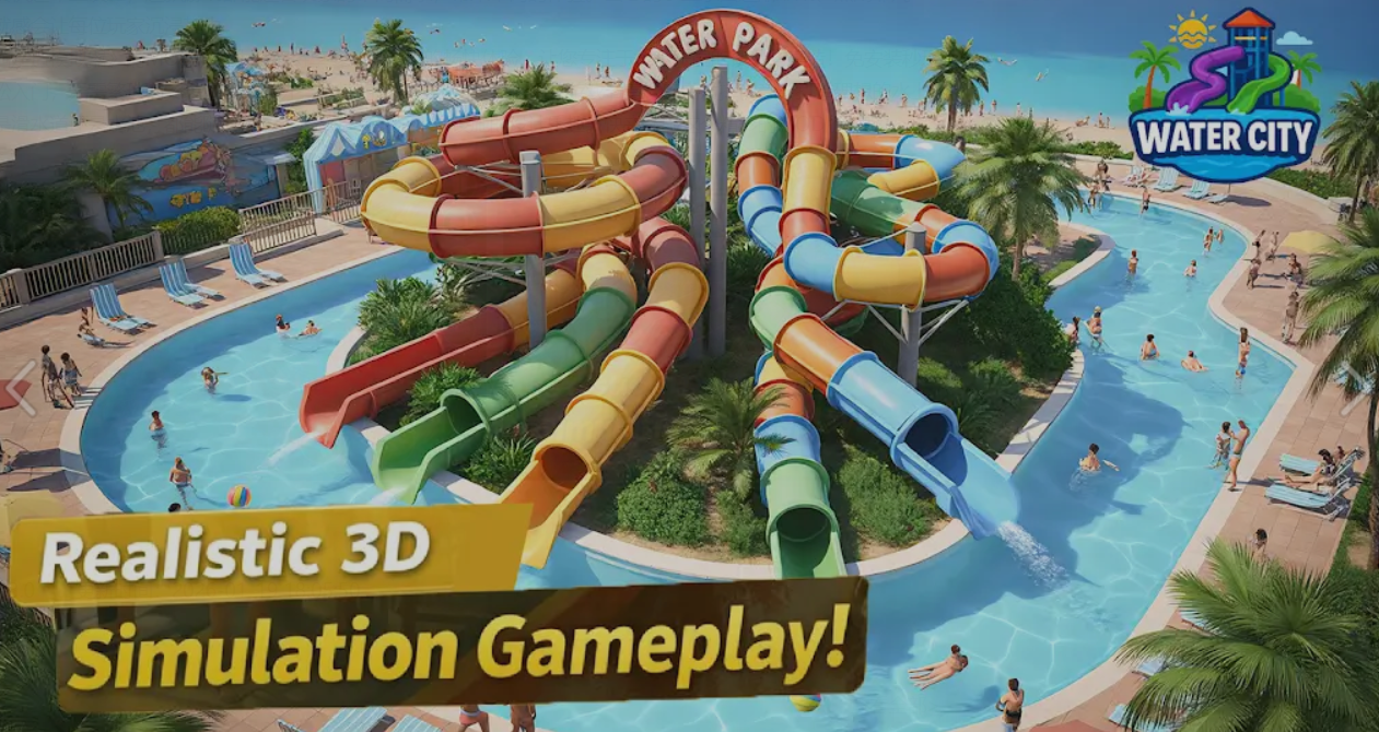 Waterpark Creator Simulator游戏图1