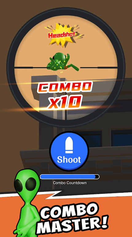 3D狙击：外星战争（Sniper 3D: Alien War）游戏图1