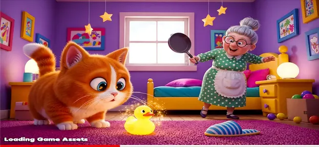 Granny With Cat最新版图1