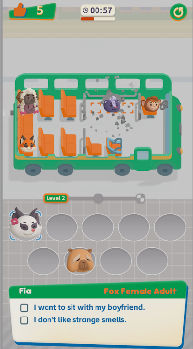 Paws on Seats游戏