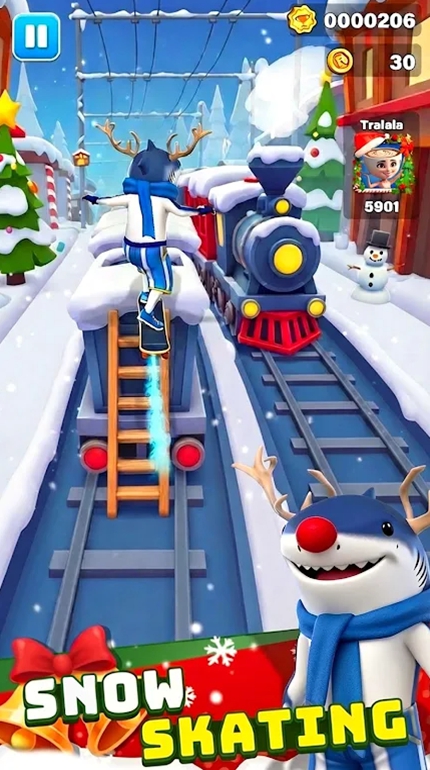 地铁冲刺：无尽酷跑（Subway Escape: Parkour Game）游戏