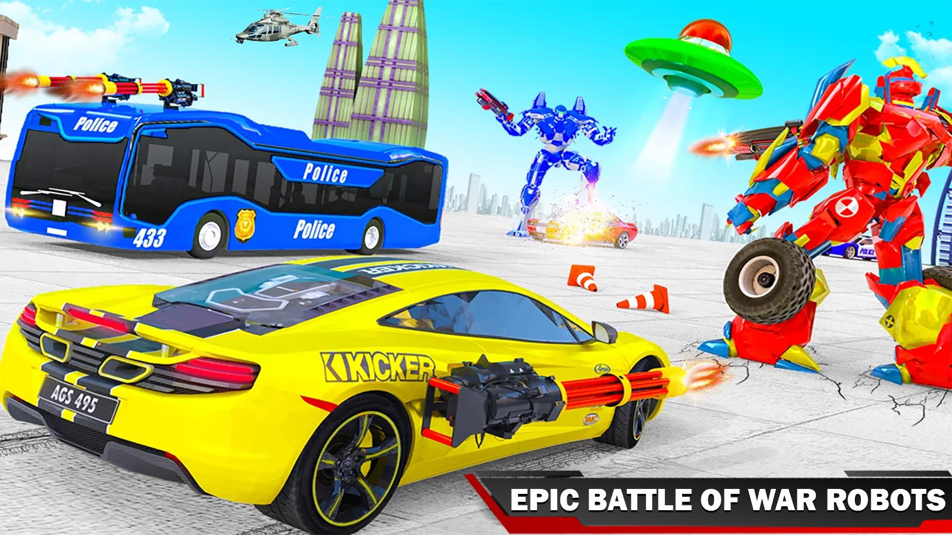 飞行巴士机甲战士(Flying Police Bus)图6
