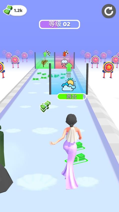 女孩向前跑游戏图1