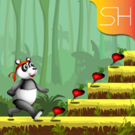 熊猫跳跃跑酷(panda jump run)图标