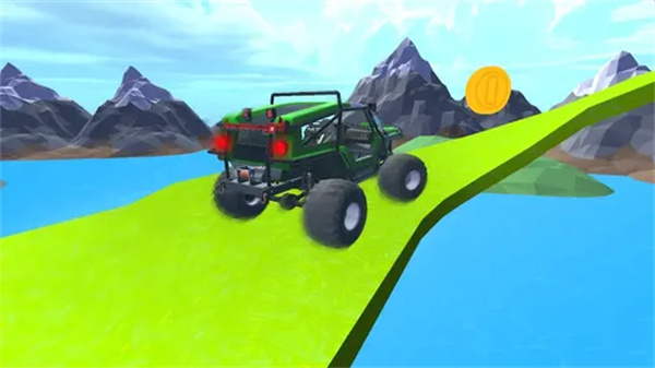 Hill Climb Car Stunt Driving游戏图2