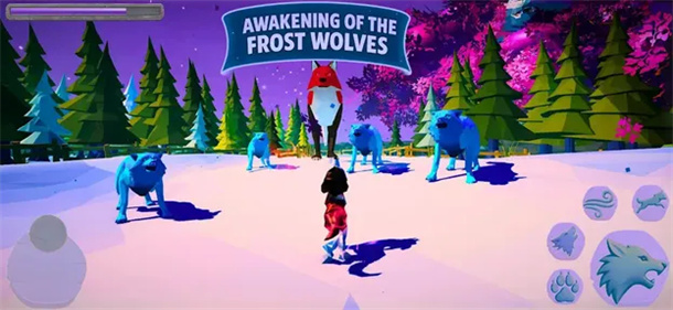 Alpha Action Animal Wolf Games游戏图2