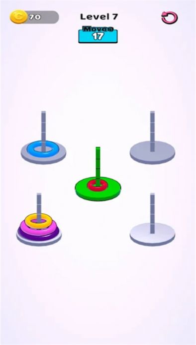 Ring Stack: Size Sorting游戏