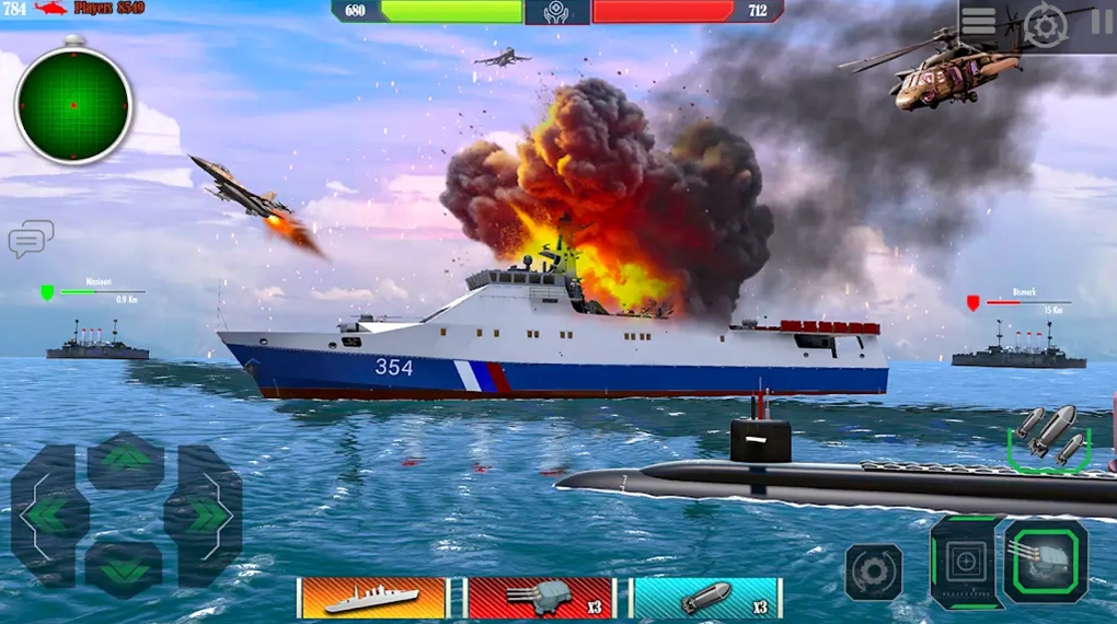 舰船射击战舰：PvP（Boat Shooting Warship: PvP）游戏