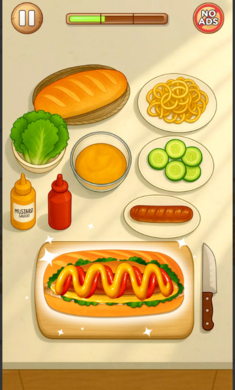 烹饪ASMR厨房烹饪游戏安装器游戏
