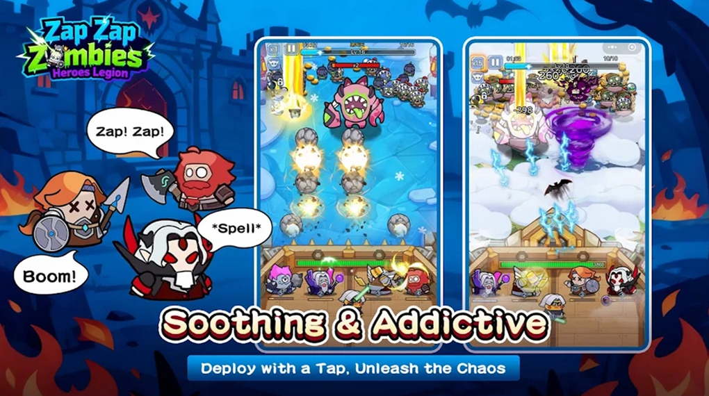 电击僵尸：英雄军团（Zap Zap Zombies: Heroes Legion）游戏图2