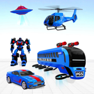 飞行巴士机甲战士(Flying Police Bus)图标