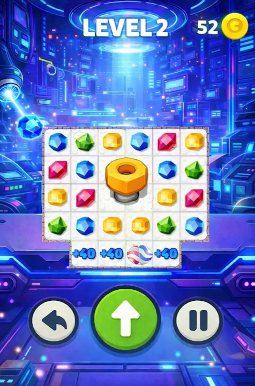 宝石爆裂冒险（Jewel Burst Adventure）游戏图1