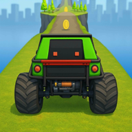 Hill Climb Car Stunt Driving游戏图标