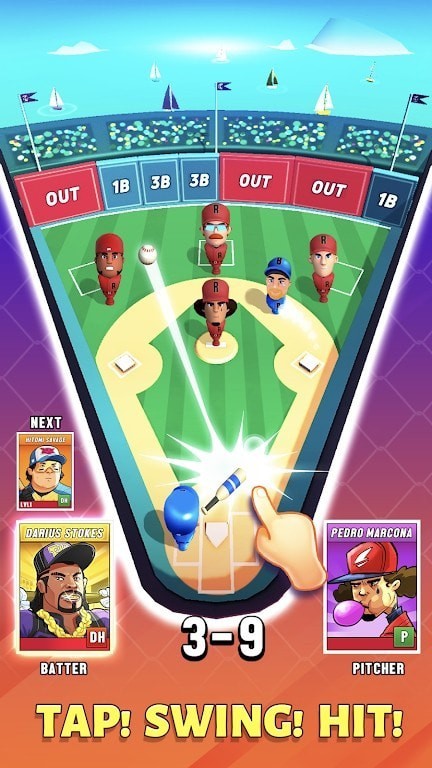 Super Hit Baseball游戏图2