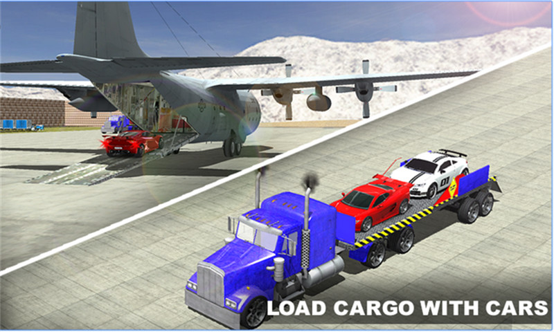 飞机汽车运输车3D图2