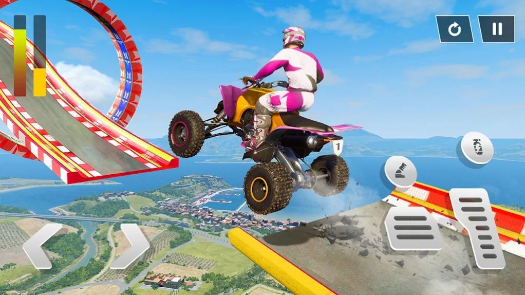 Flying ATV Crash: Quad Stunts图2