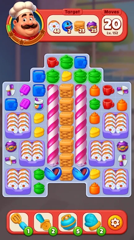 疯狂料理：三消大厨（Cooking Mania : Match3 Games）游戏图3