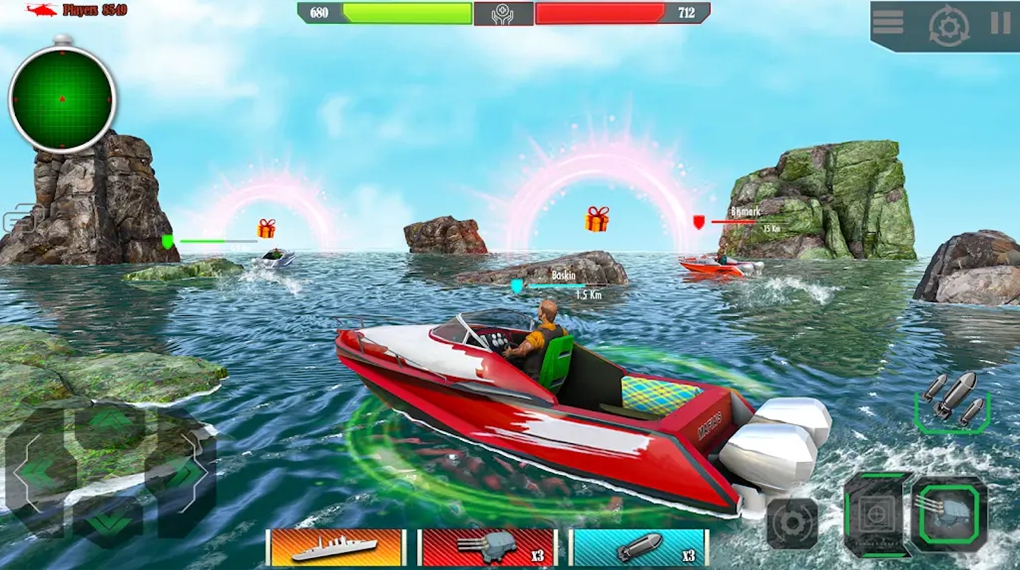 舰船射击战舰：PvP（Boat Shooting Warship: PvP）游戏图2