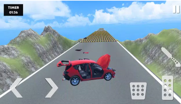 Car VS Speed Bump Car Crash图3