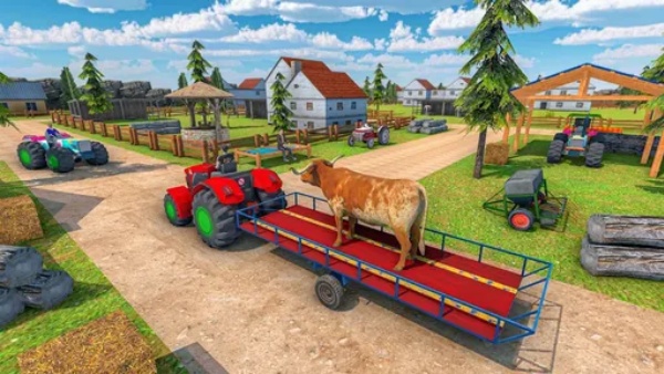 Offroad Tractor Trolley Game最新版图2