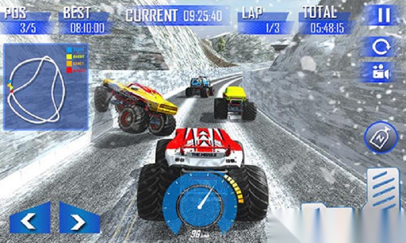 Snow Racing Monster Truck 17游戏