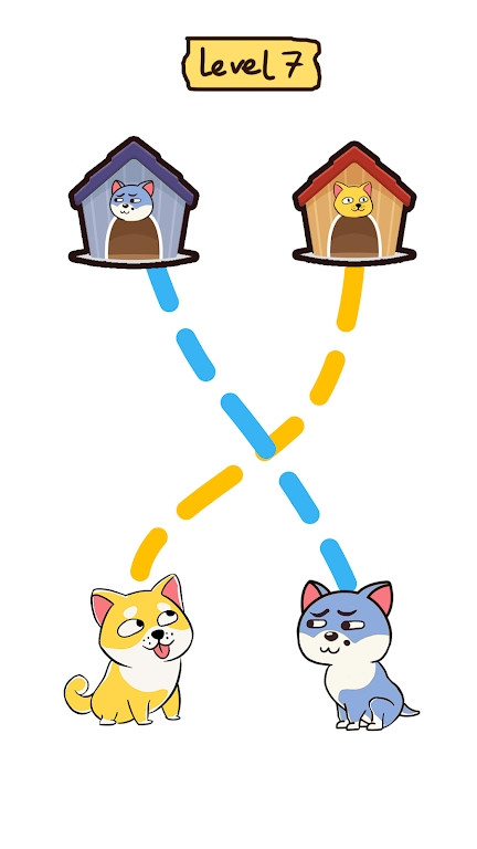 狗狗冲刺画线救援（Dog rush: Draw to save）图2