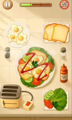 烹饪ASMR厨房烹饪游戏安装器游戏图1