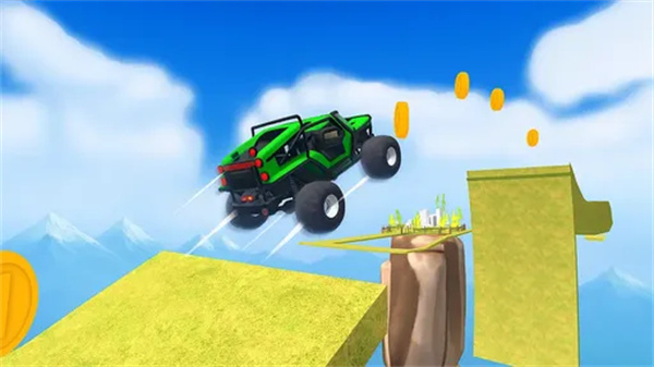 Hill Climb Car Stunt Driving游戏