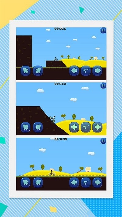 火柴人疯狂自行车游戏