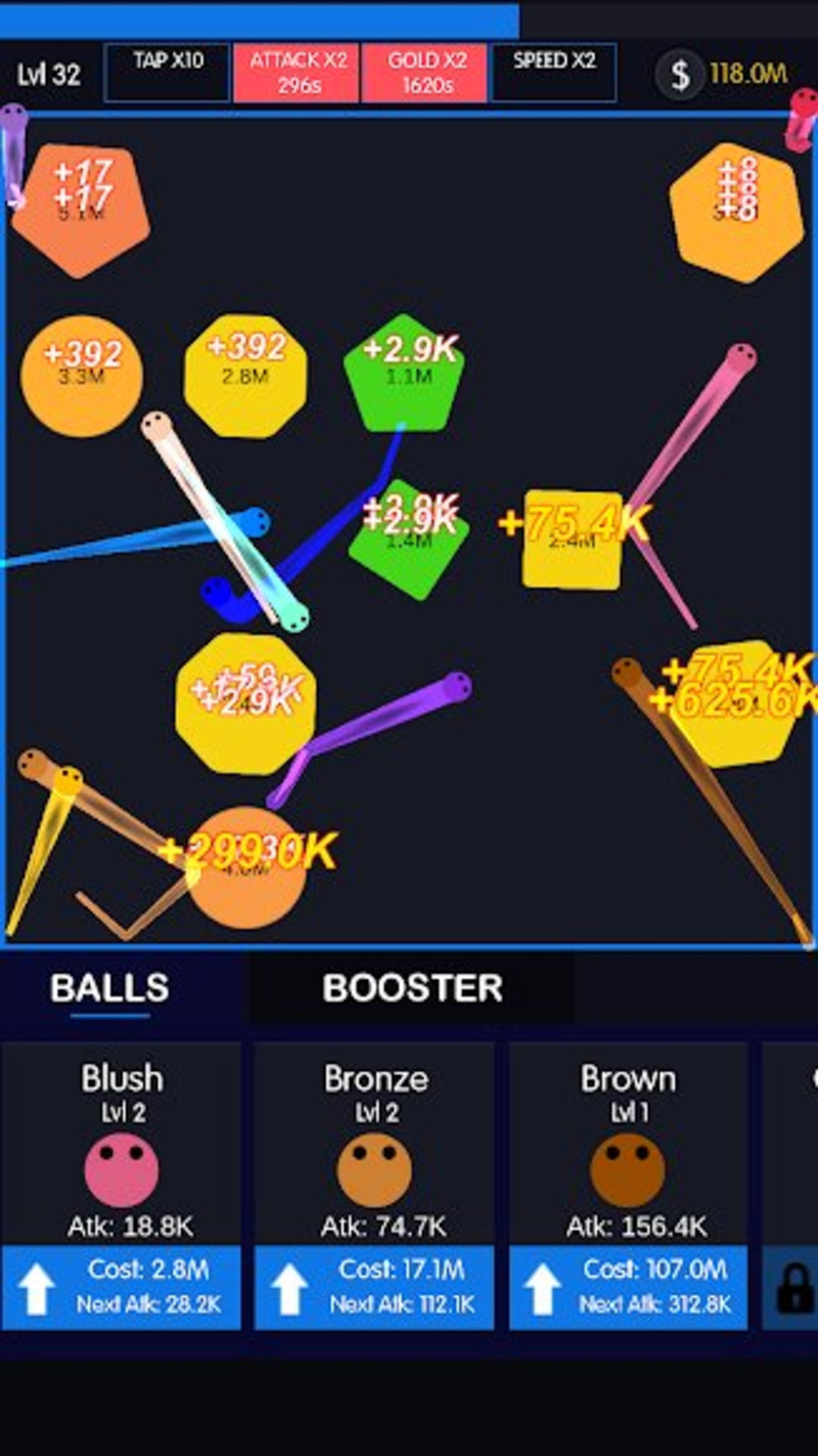 Idle Snakes Vs Balls游戏图1